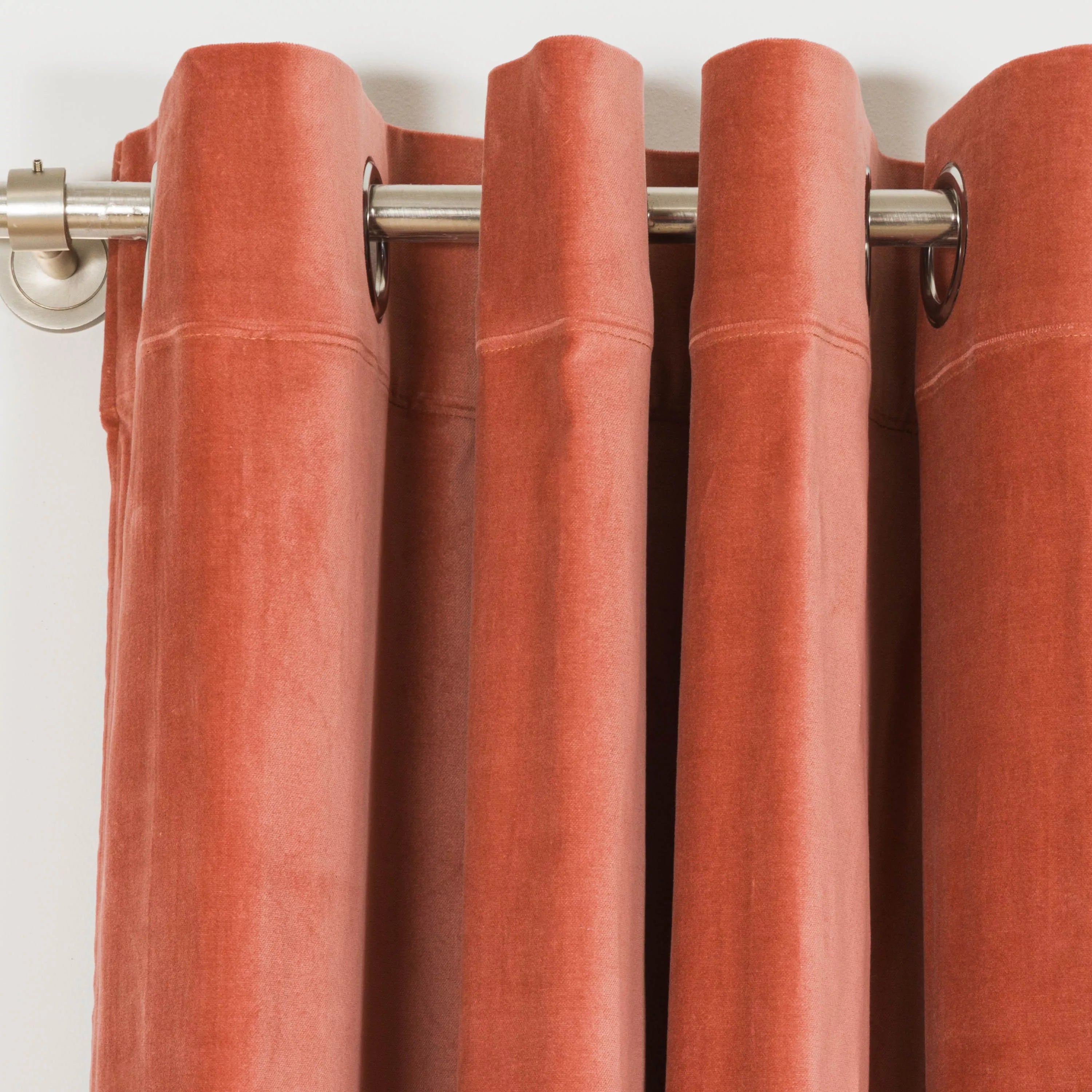 cortina de veludo de algodão