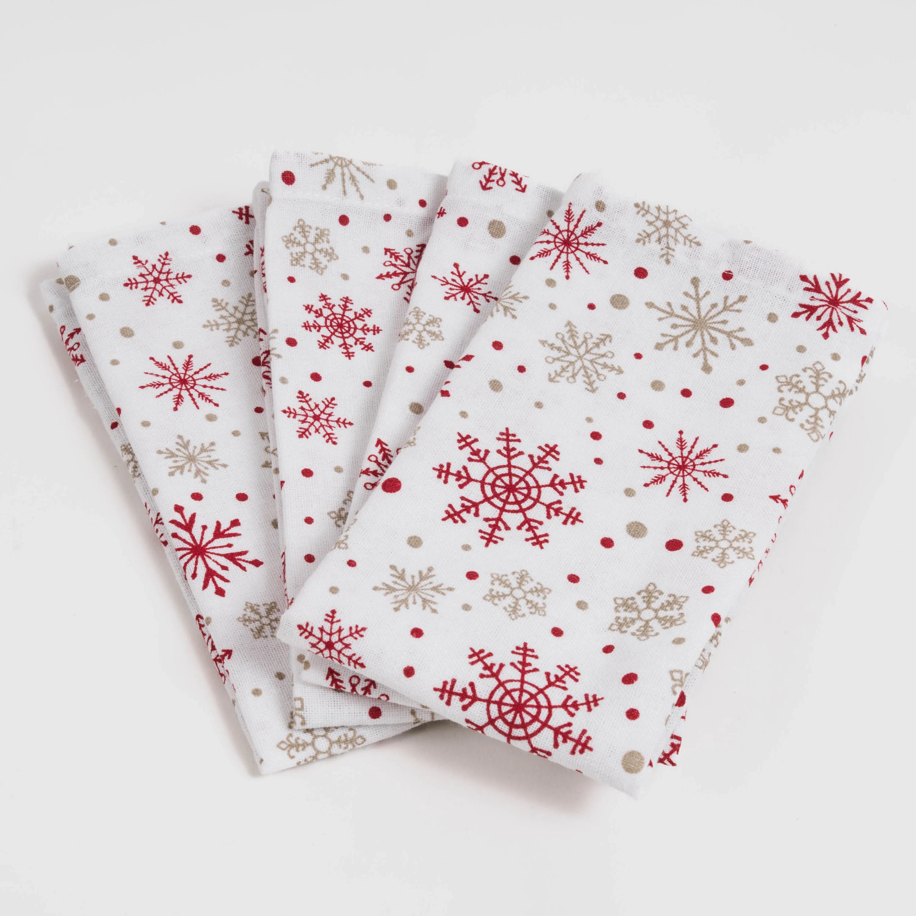 Conjunto de 4 guardanapos de inverno