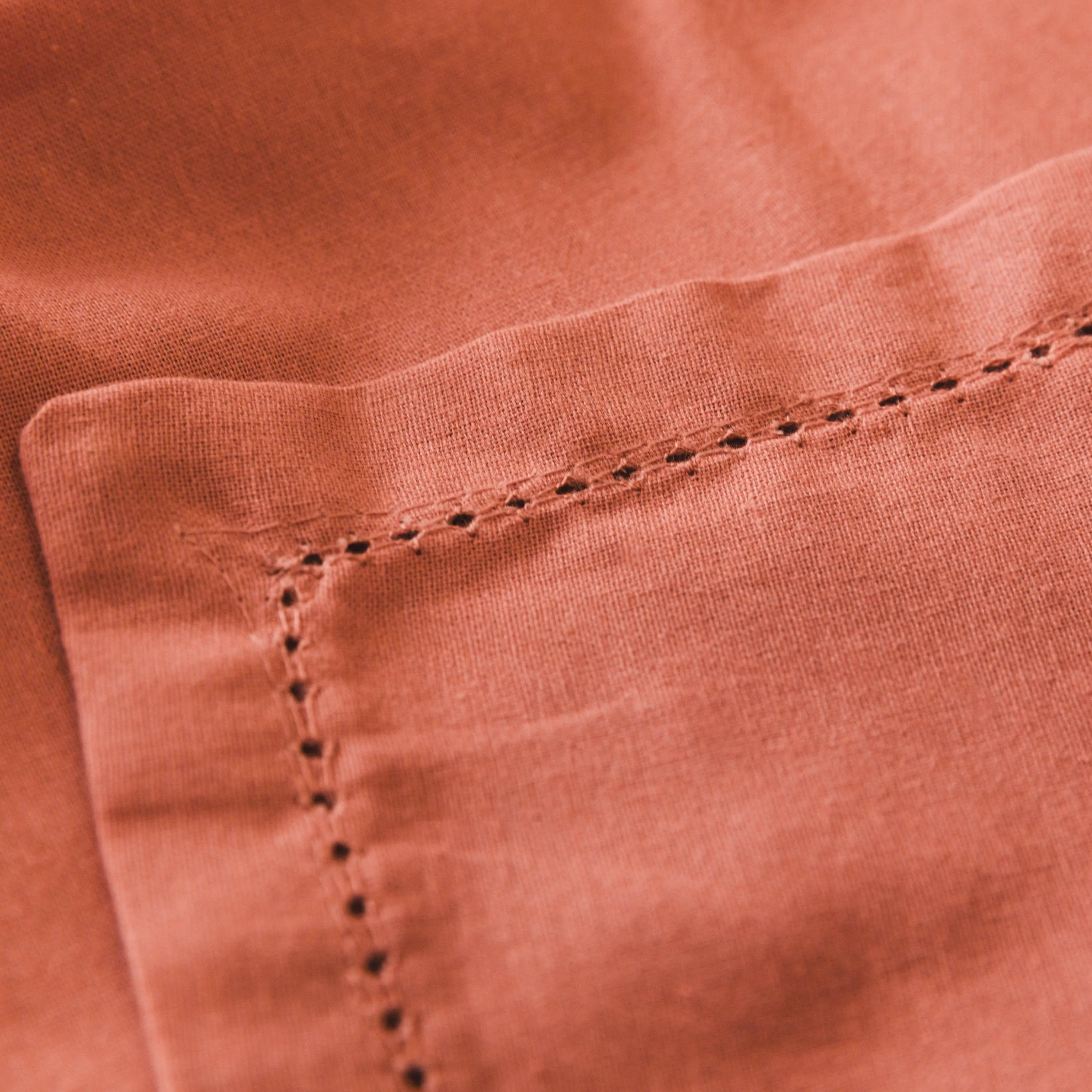 Toalha de mesa lisa de algodão resistente a manchas