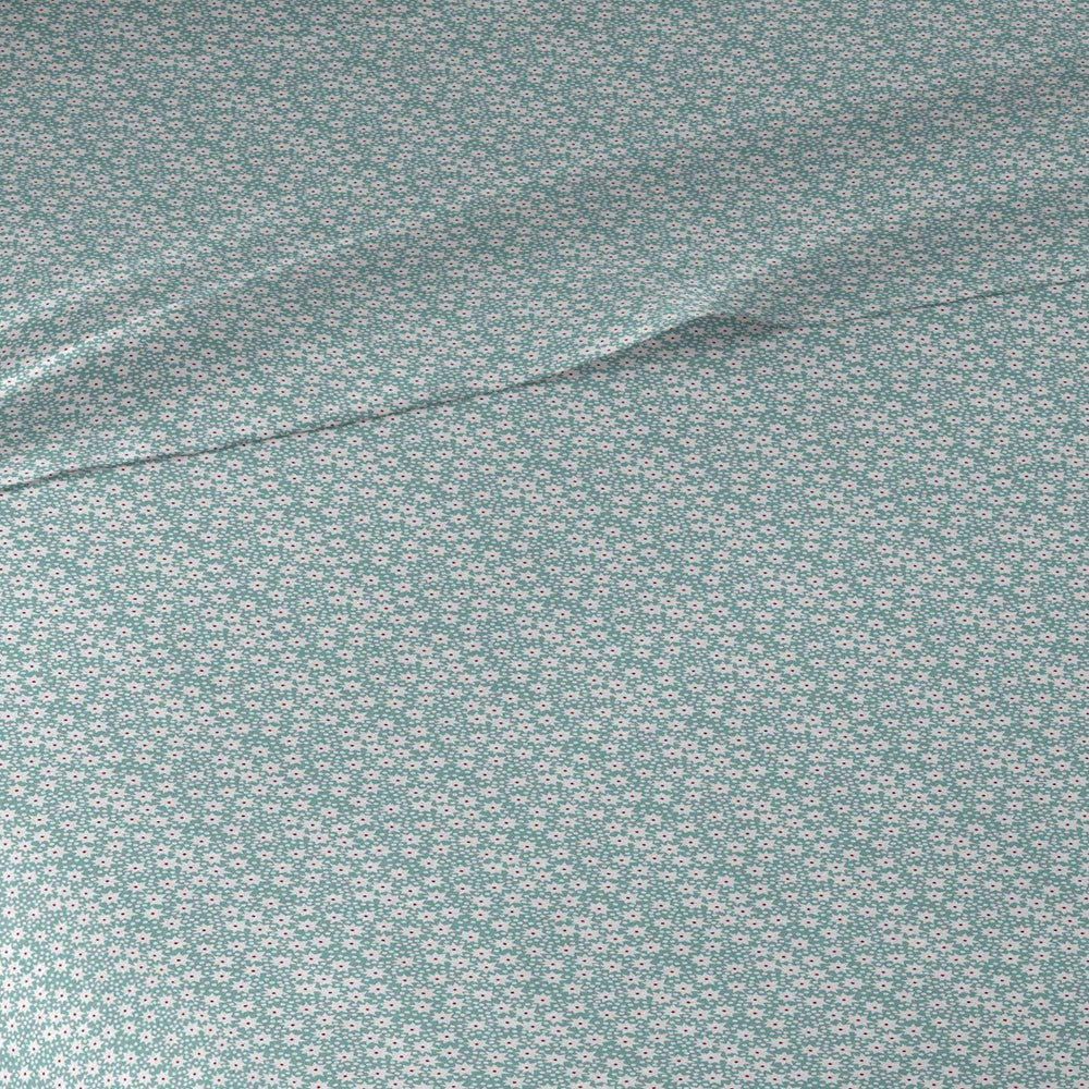 Conjunto de lençóis de algodão Tiffany verde Maddy