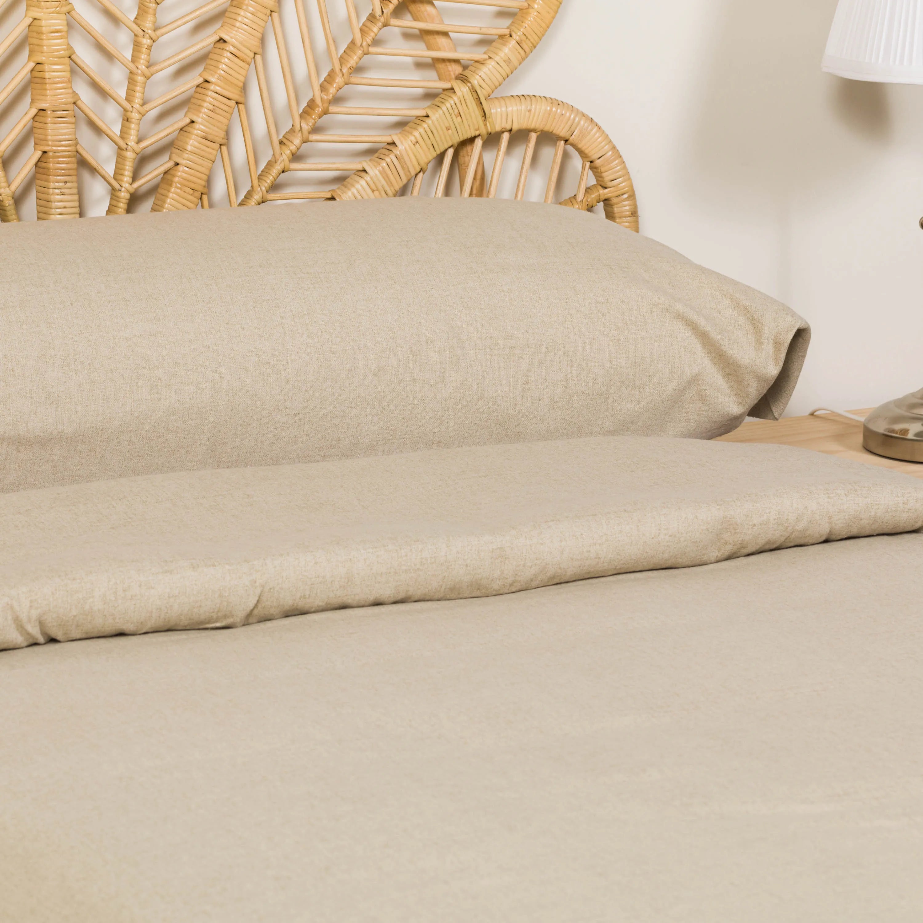 CAPA DE EDREDOM DE FLANELA LISA