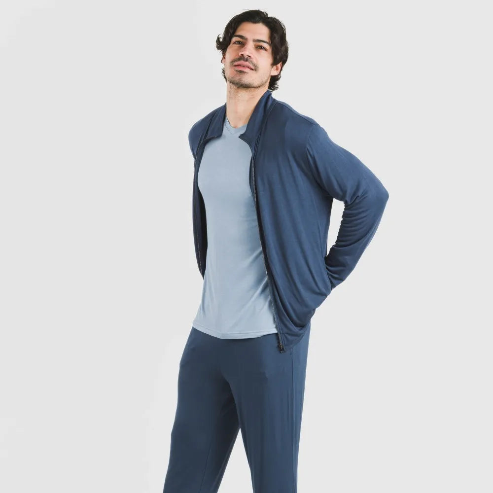 Moletom liso de viscose para homem