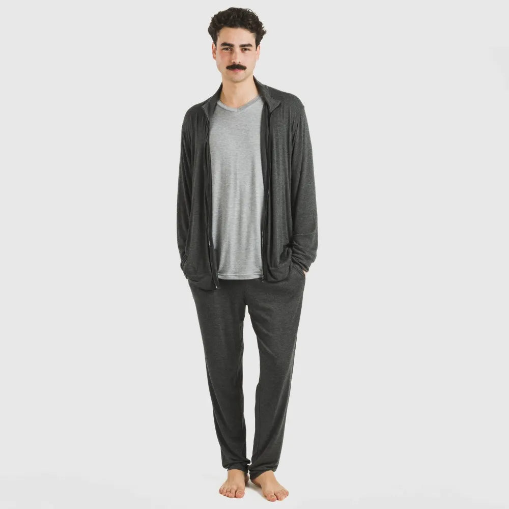 Moletom liso de viscose para homem