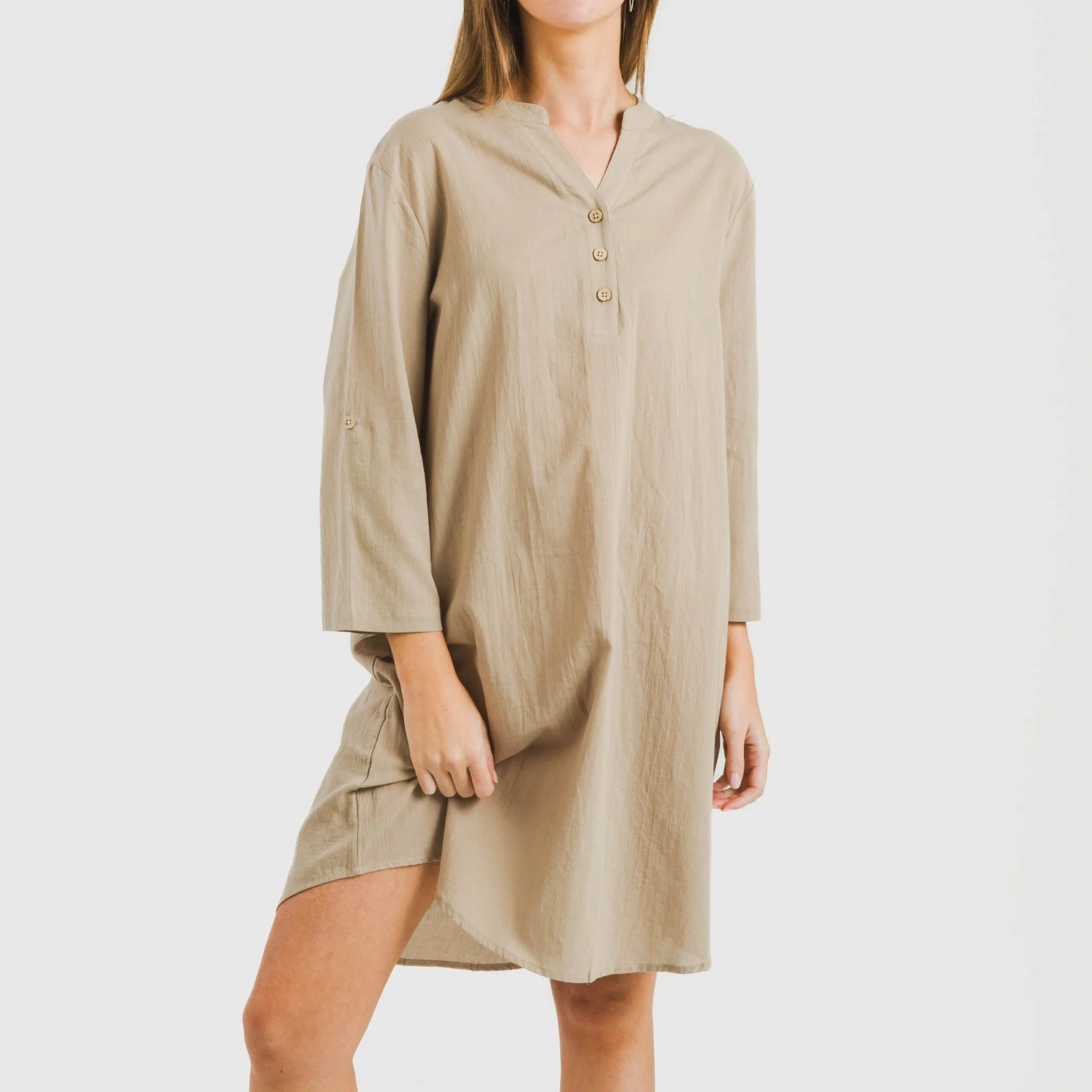 Camisola lisa de algodão