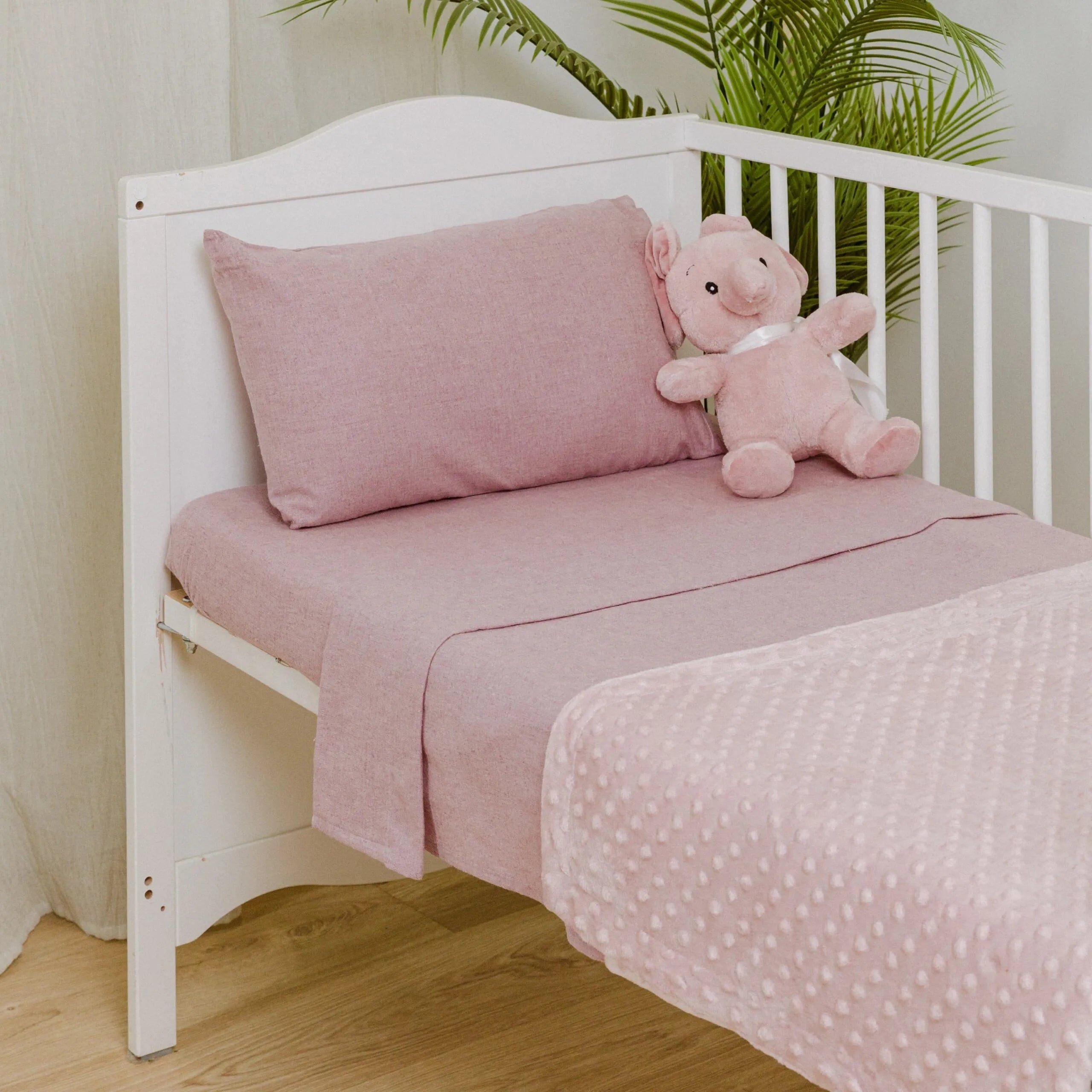 Jogo de lençóis de flanela lisa