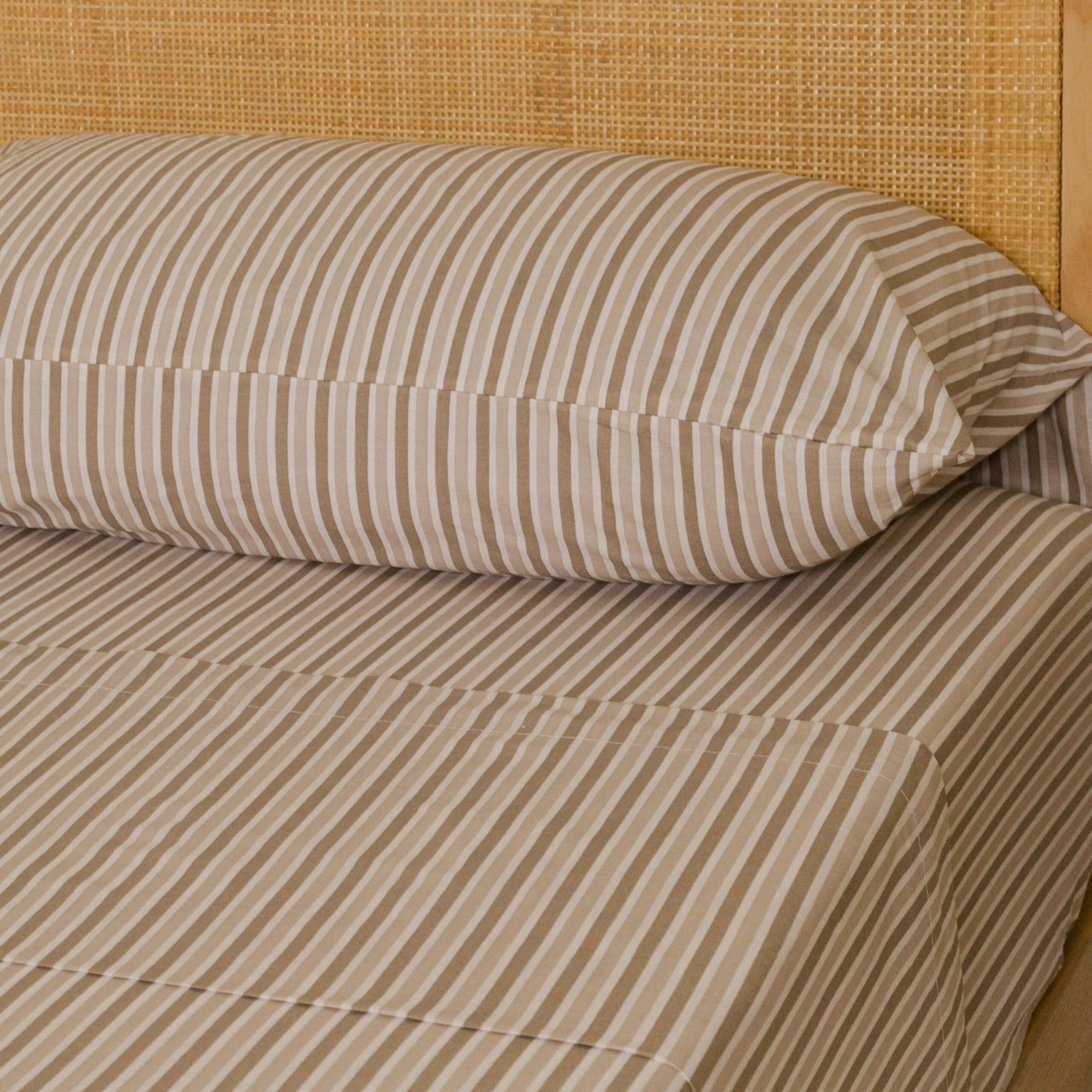 Jogo de lençóis algodão Raya Brooke arena