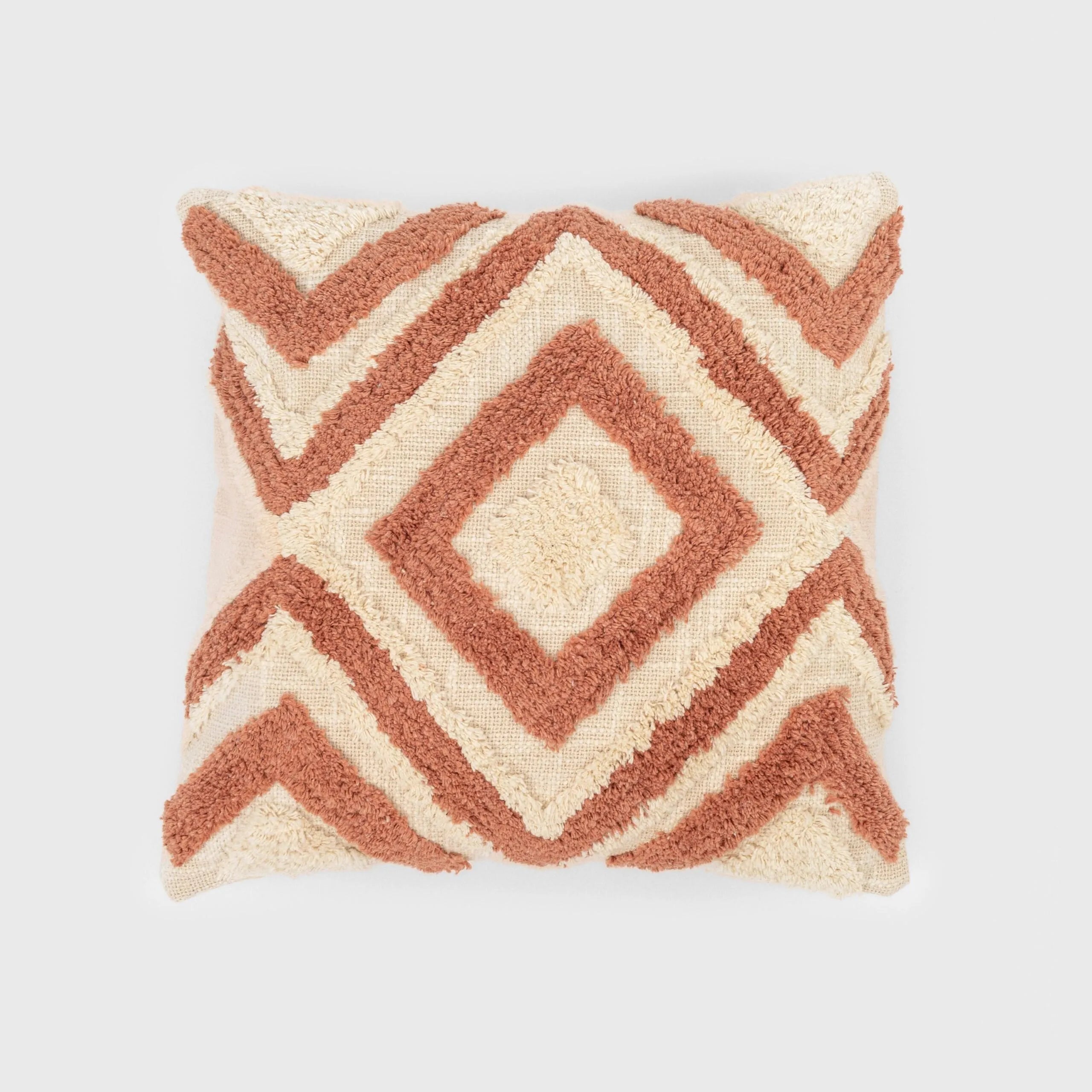 Almofada quadrada Basel em algodão 45x45 - capa + enchimento