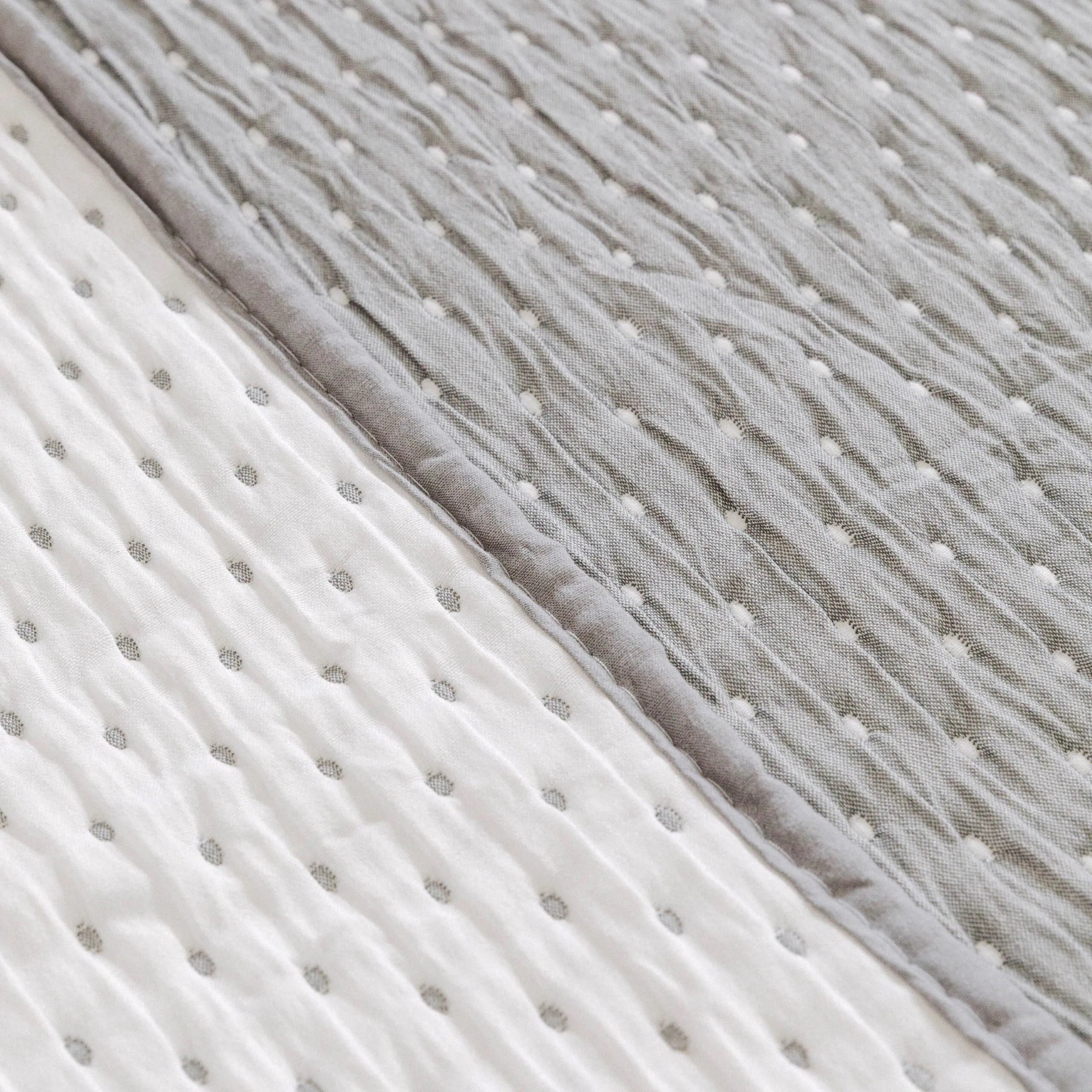 Tecido de malha jacquard para colcha dupla