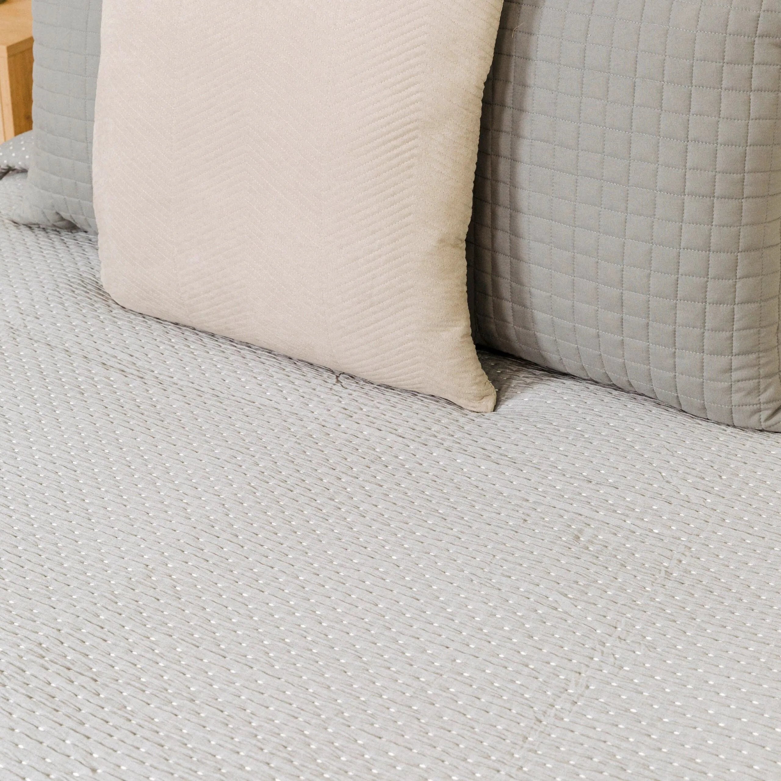 Tecido de malha jacquard para colcha dupla