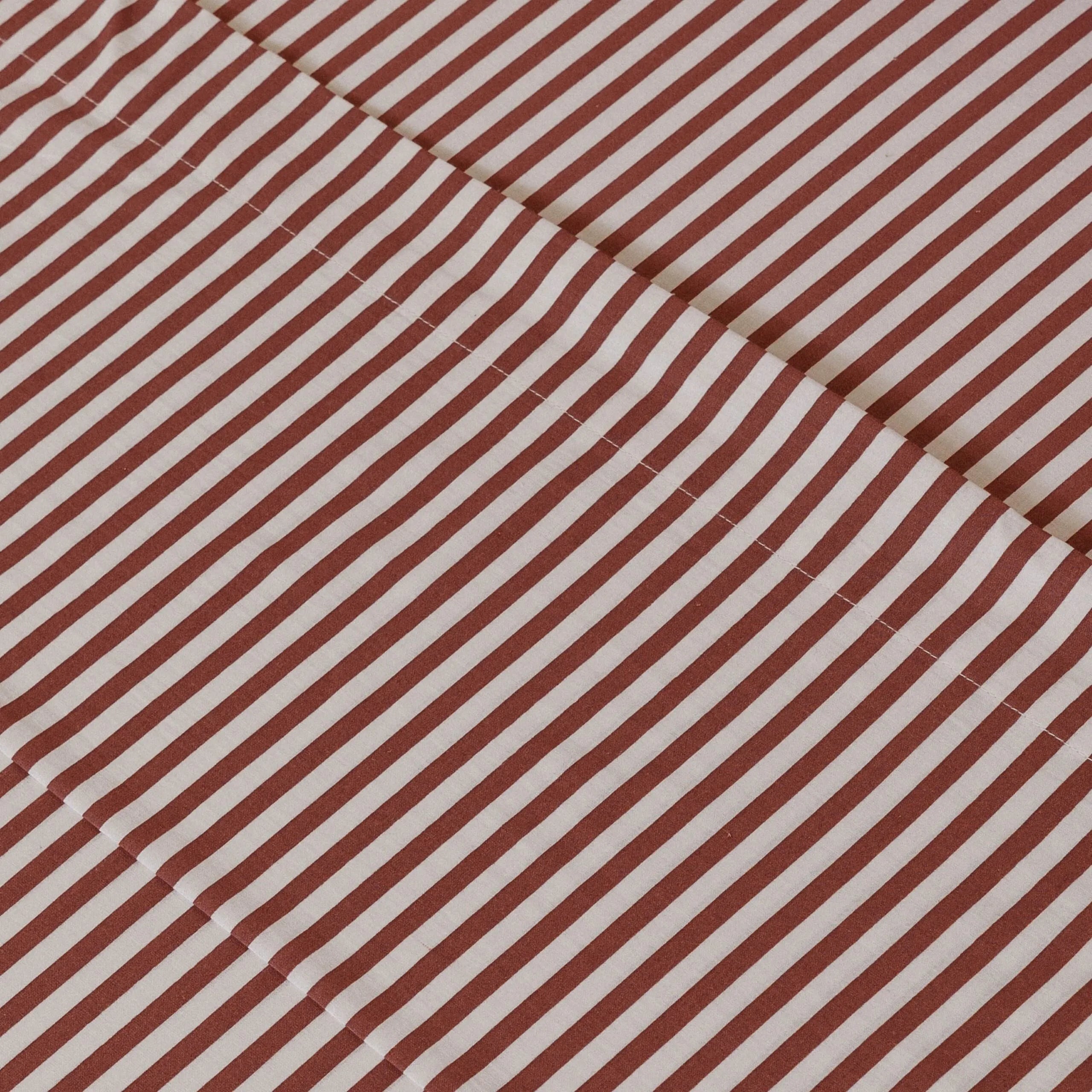 Jogo de lençóis listrados Corina