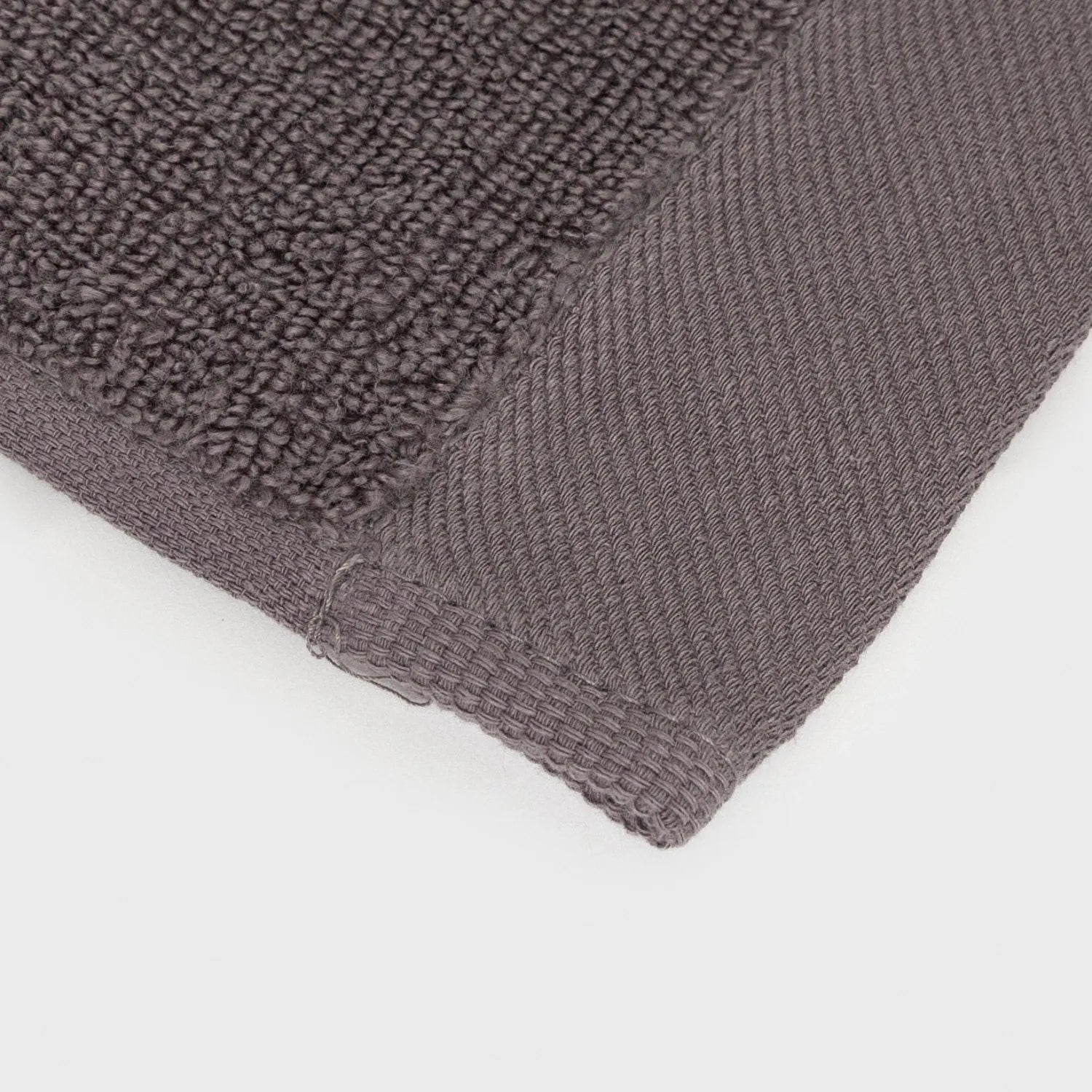 Toalha de banho 400g, dupla face, felpuda, cinza carvão