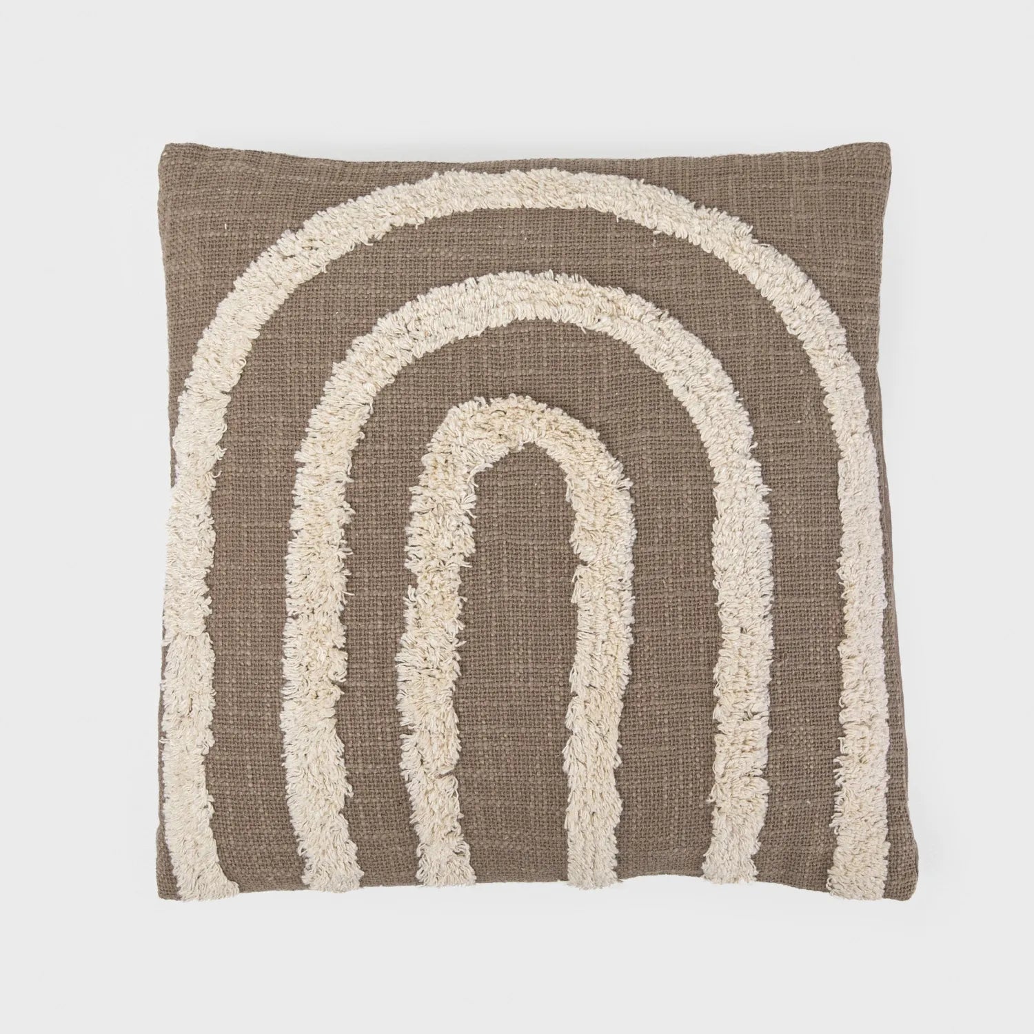 Almofada quadrada Drus em algodão, 45x45 cm - capa + enchimento