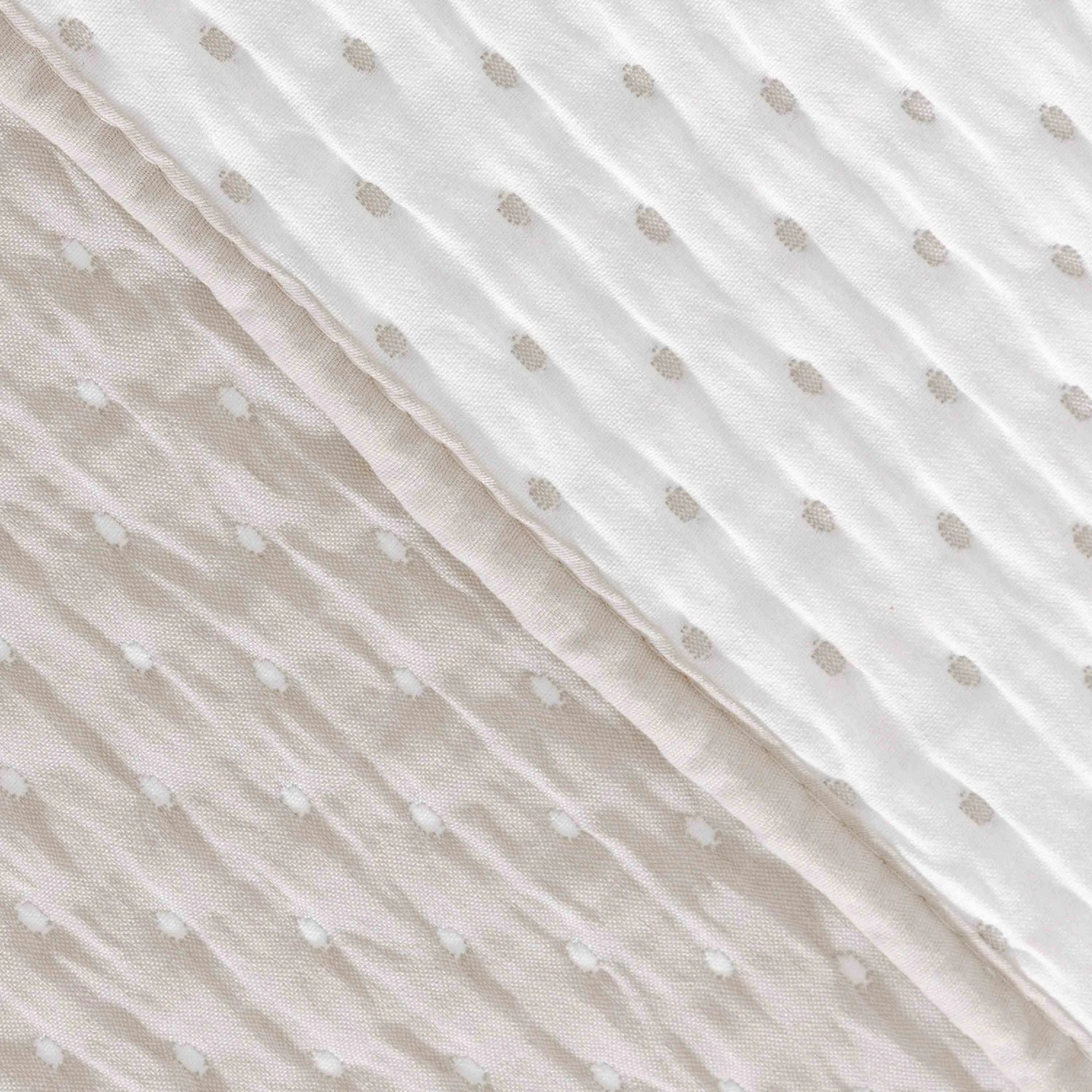 Tecido de malha jacquard para colcha dupla