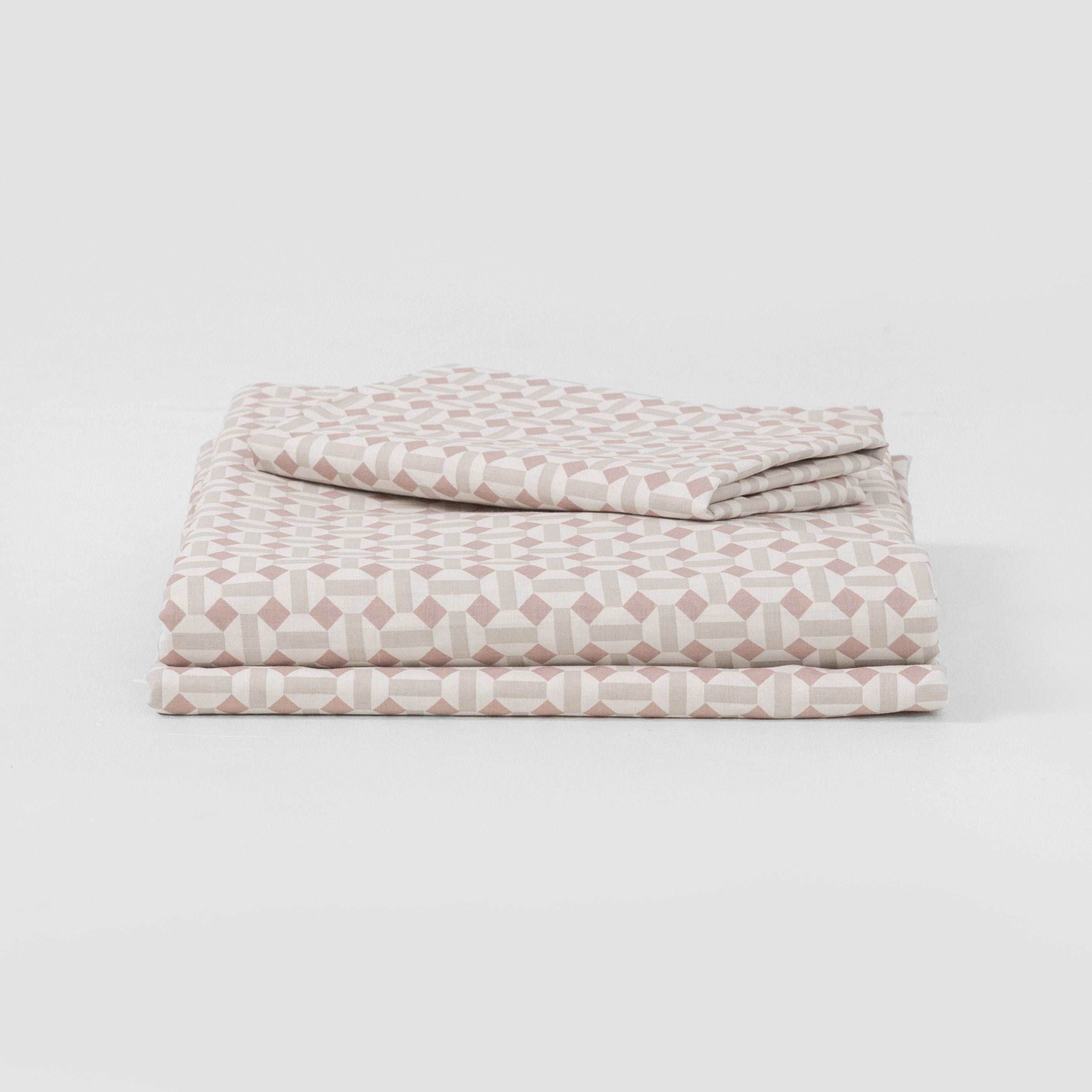 Conjunto de lençóis keike rosa Enrieta - cinza