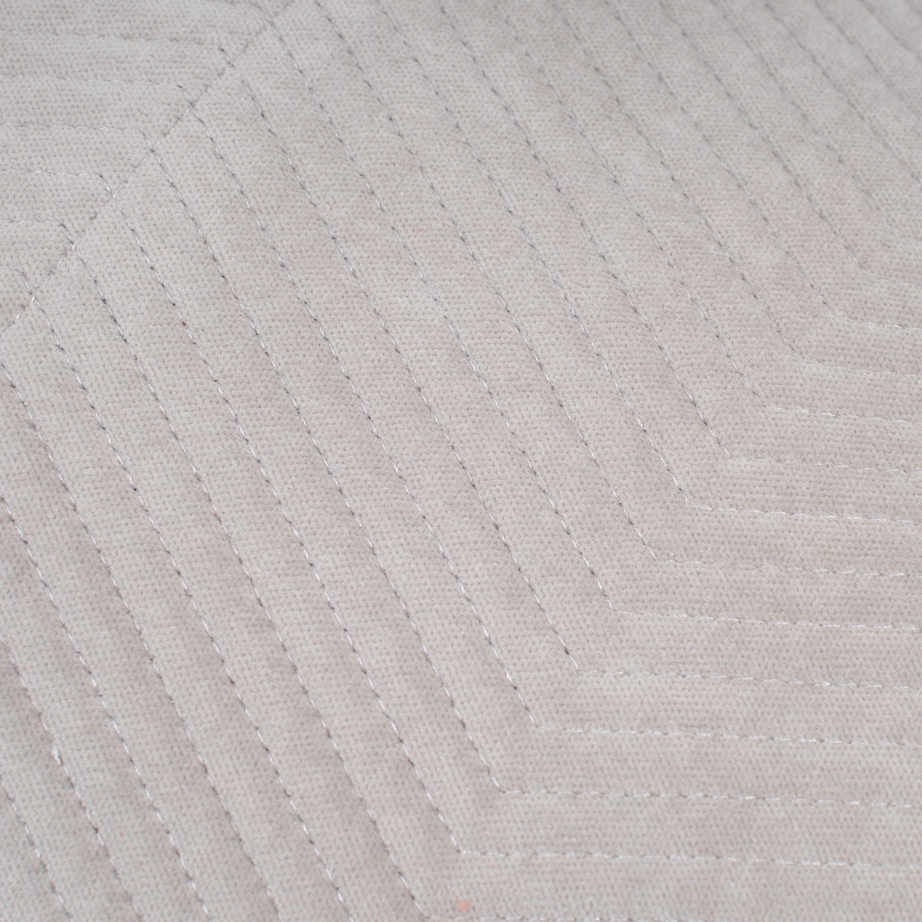 Cojín rectangular 30x50 terciopelo algodón Hungria gris claro - funda + relleno