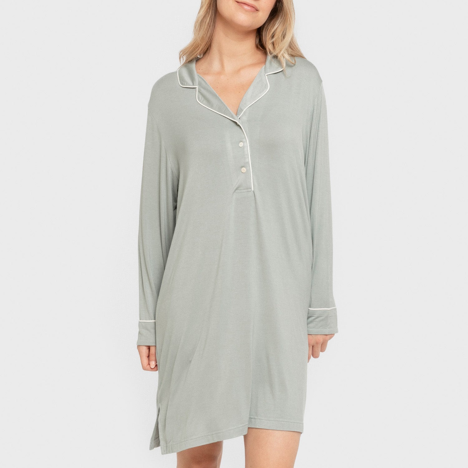 Camisola feminina de malha de viscose Keike