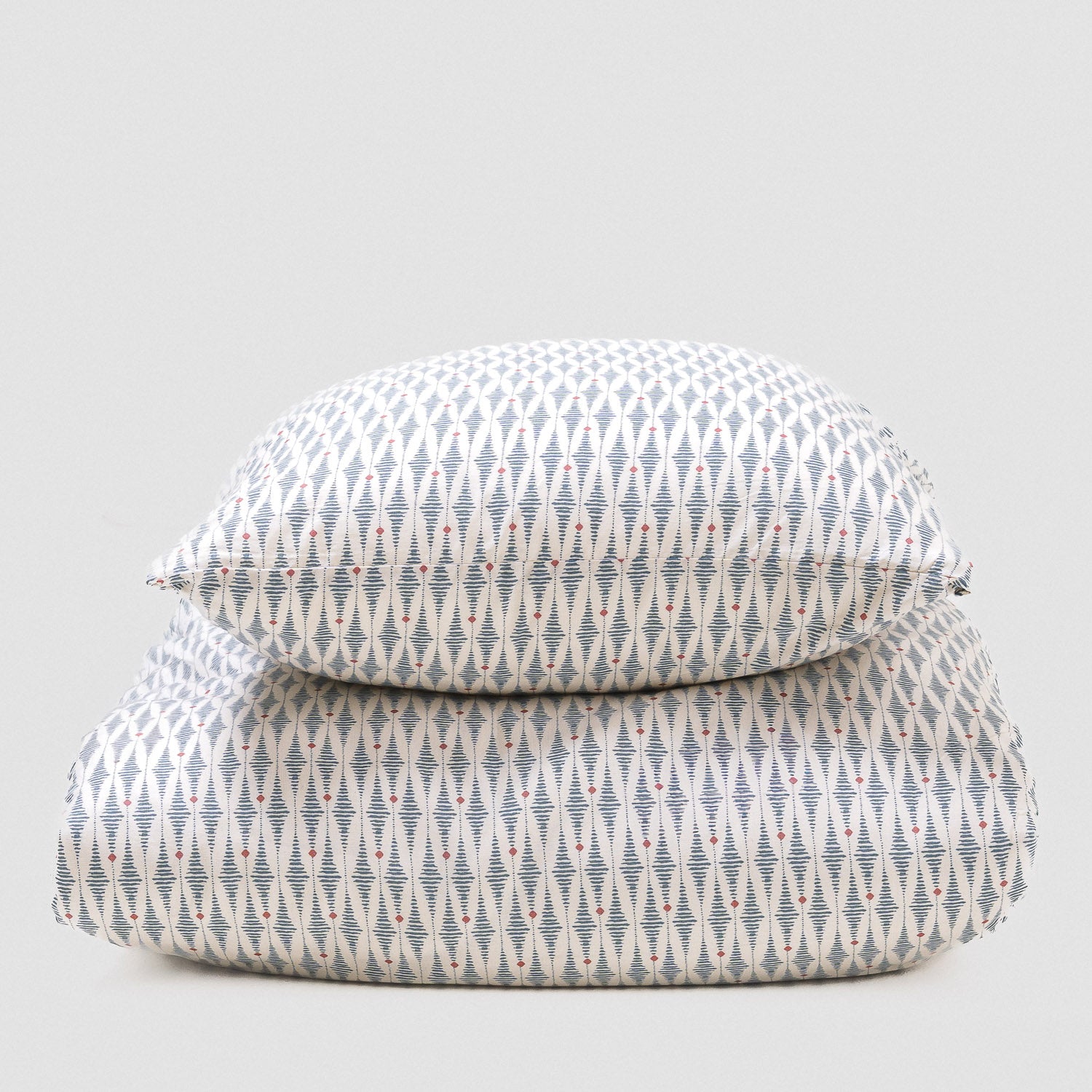 Capa de edredão de algodão Noruega azul esverdeado - PR