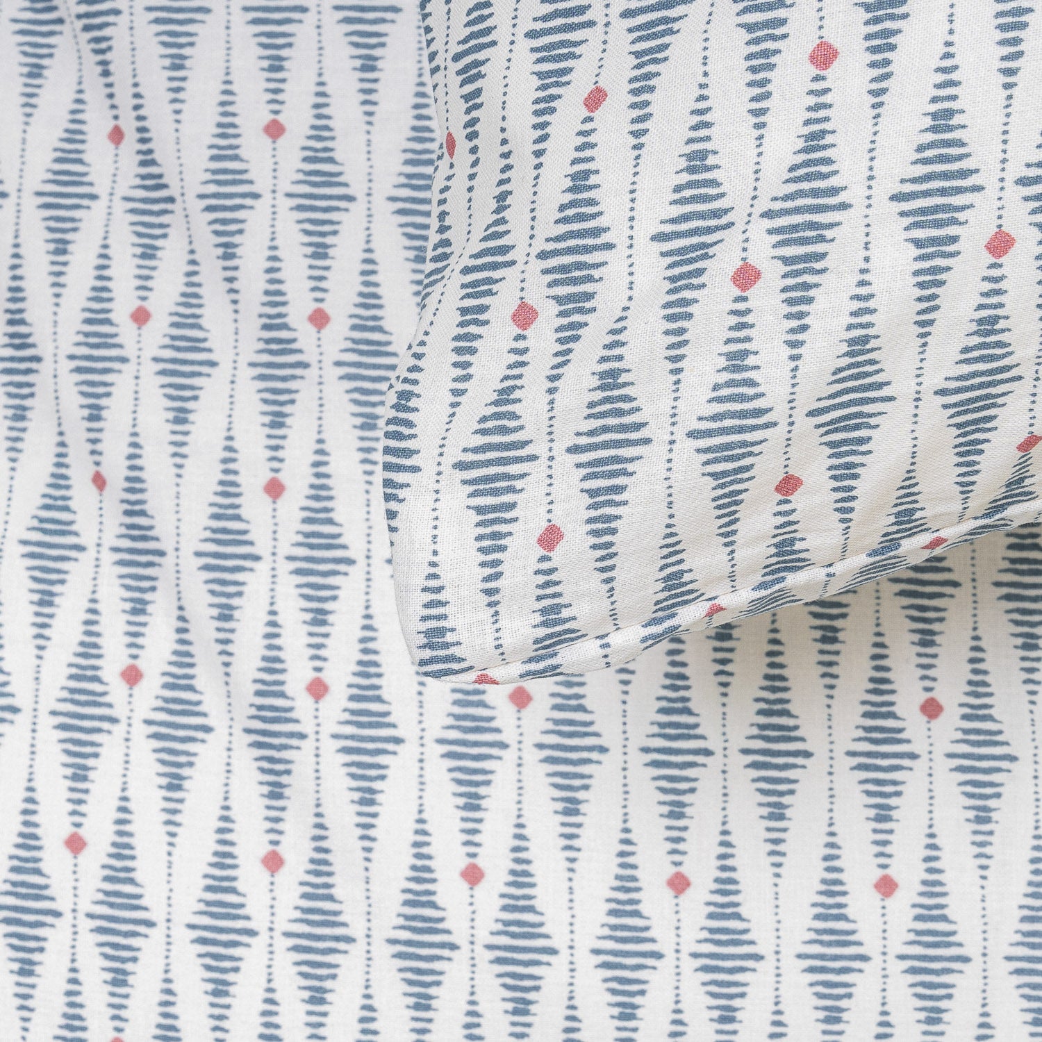 Capa de edredão de algodão Noruega azul esverdeado - PR