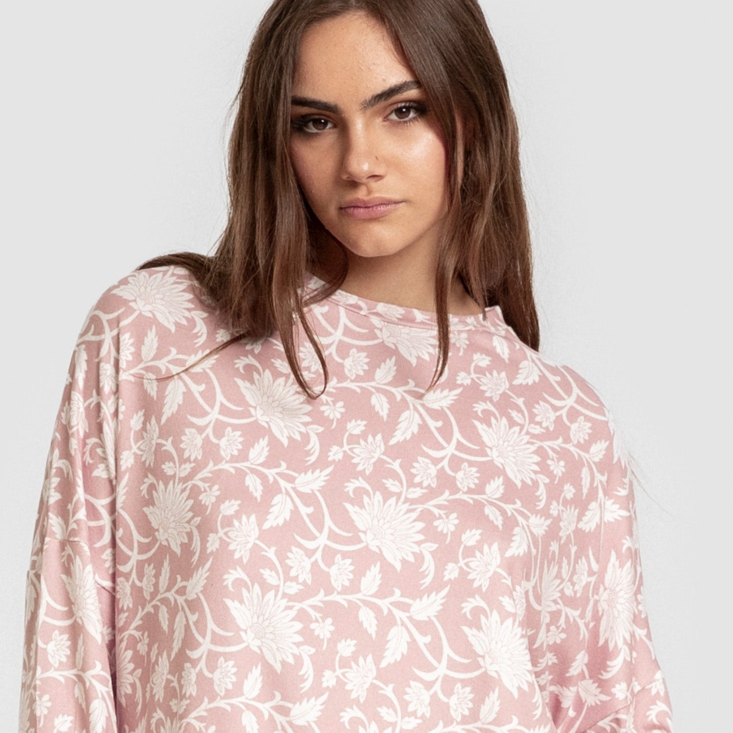 Pijama longo feminino secreto Amira roseta