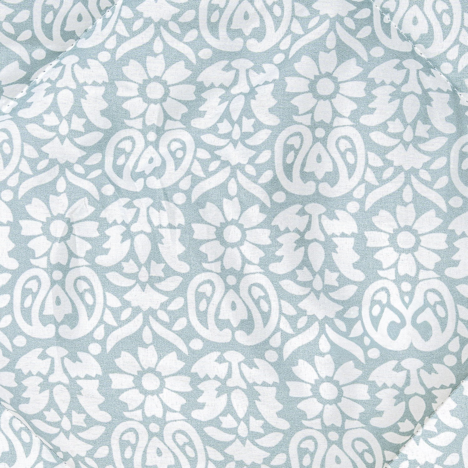 Edredón estampado Matilde verde seco