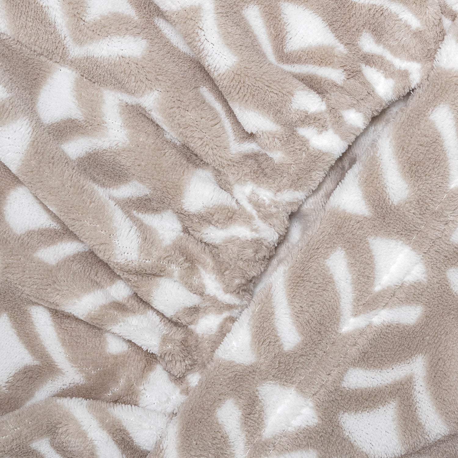 Conjunto de lençóis de lã coral cinza claro Etea - PR