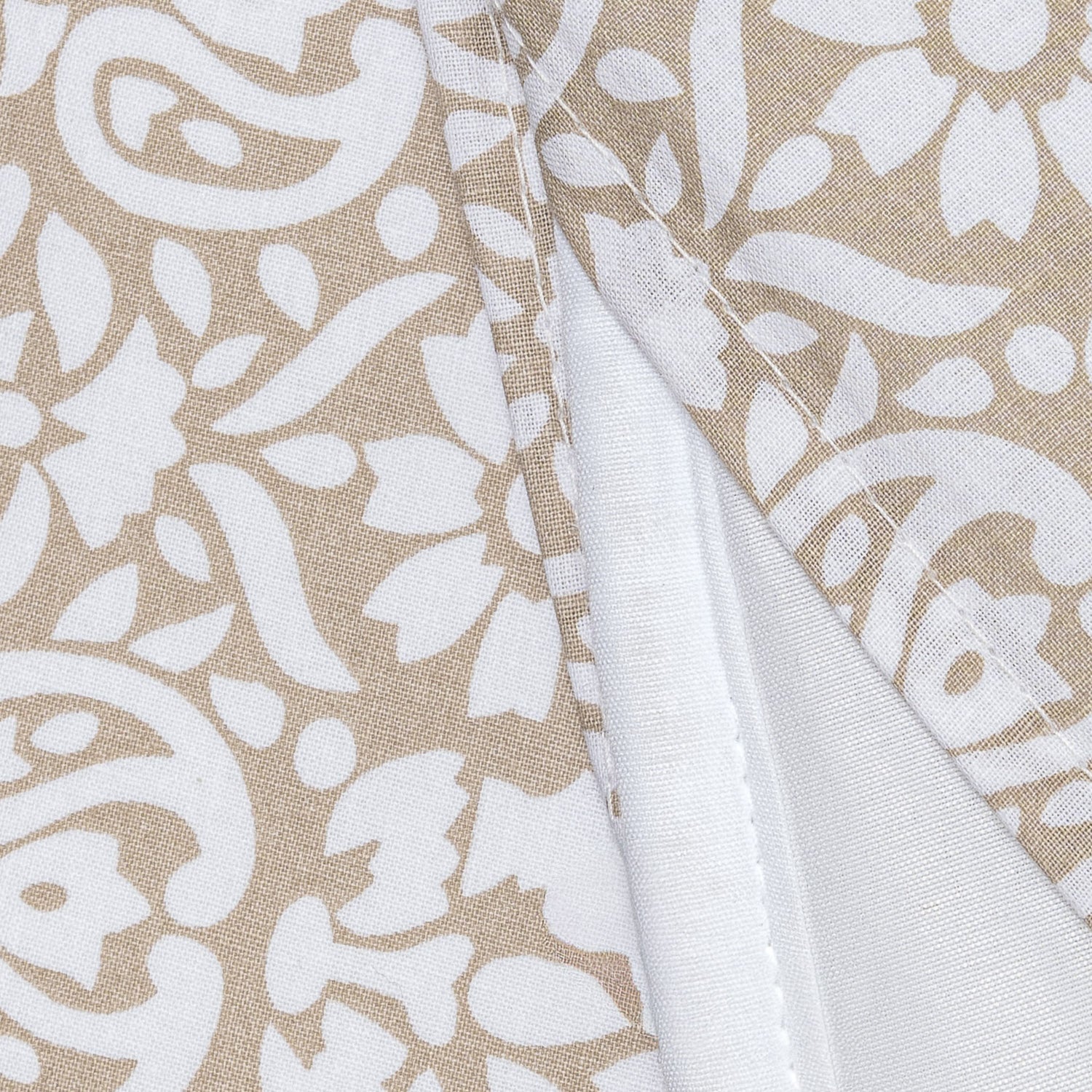 Capa de edredão de algodão Matilde taupe - PR