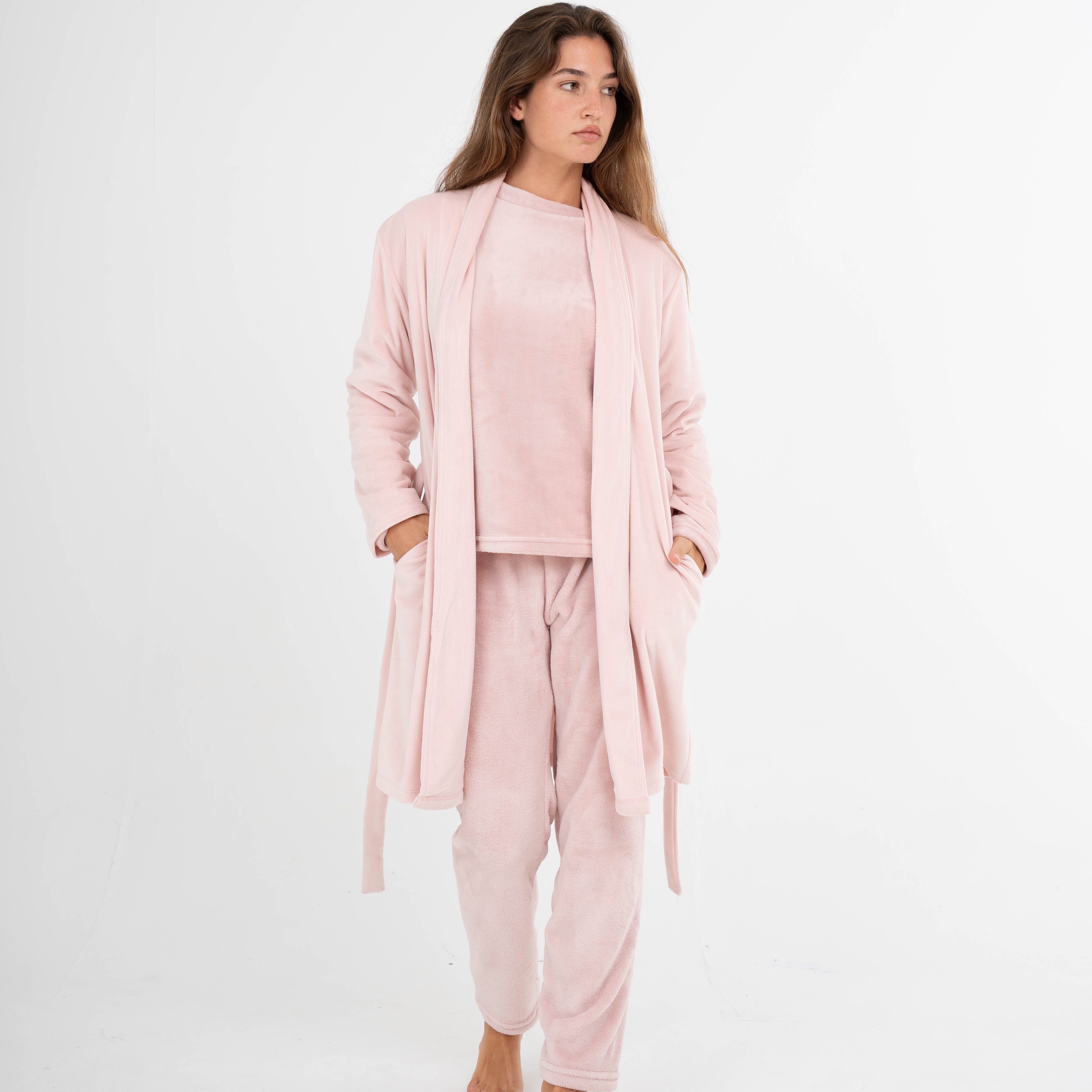 Bata Terciopelo Super Soft Rosa Palo