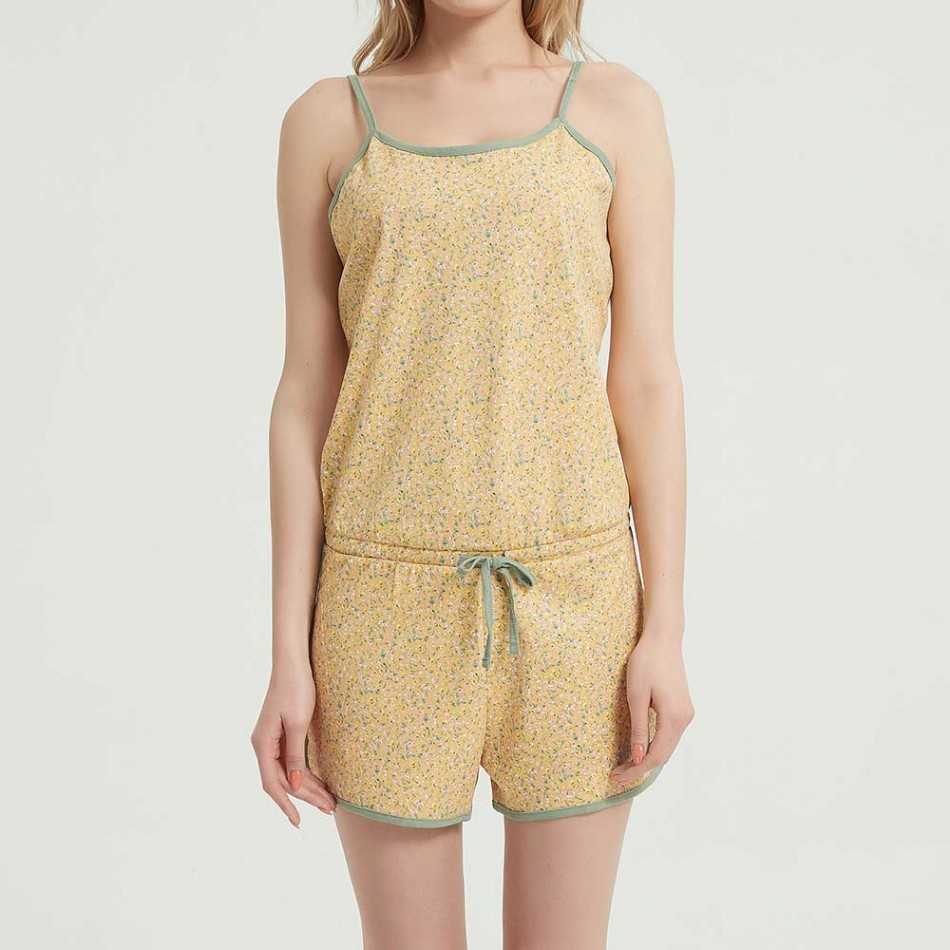 Macacão algodão Ariel terra