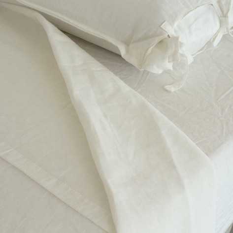 Jogo de lençóis linho blanco lencois-de-linho-e-algodao-organico