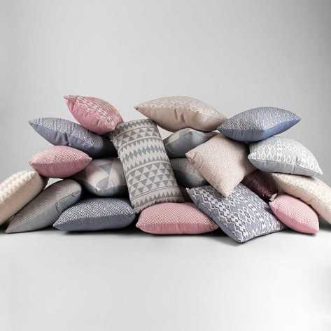 Almofada jacquard New Madras verde esmeralda 45x45