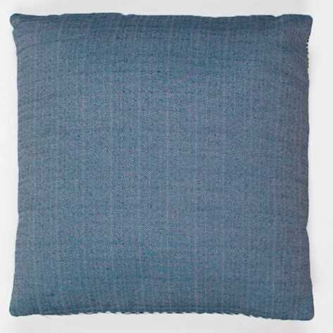 Almofada jacquard New Madras azul 45x45