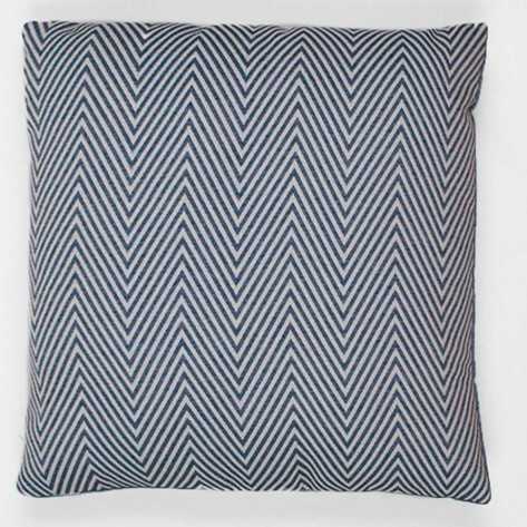 Almofada jacquard Feli azul 45x45