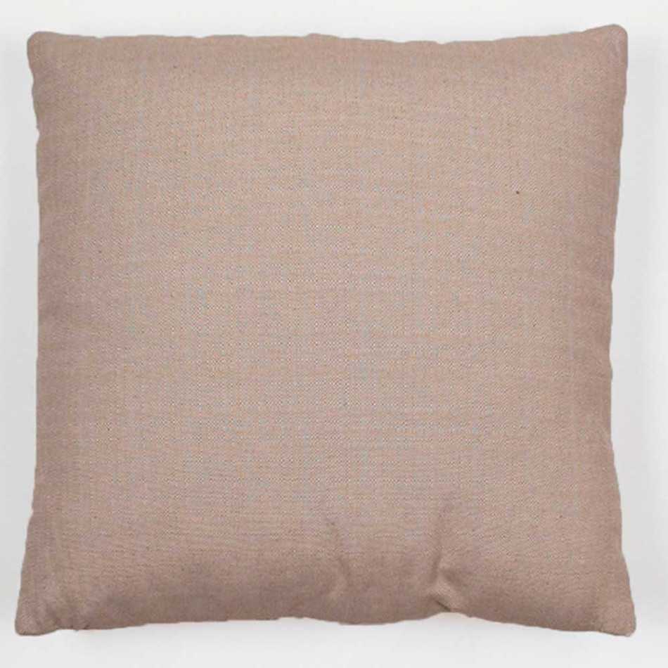 Almofada jacquard Feli bege 45x45