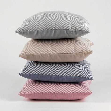 Almofada jacquard Feli bege 45x45