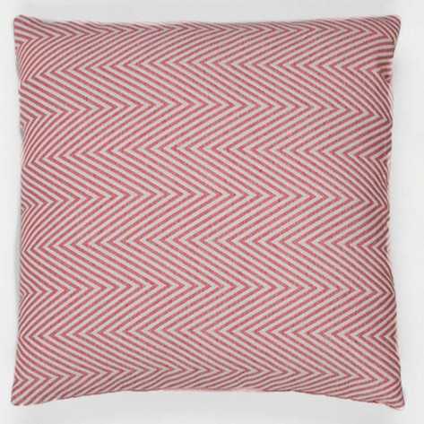 Almofada jacquard Feli rosa 45x45