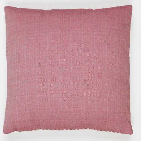 Almofada jacquard Feli rosa 45x45