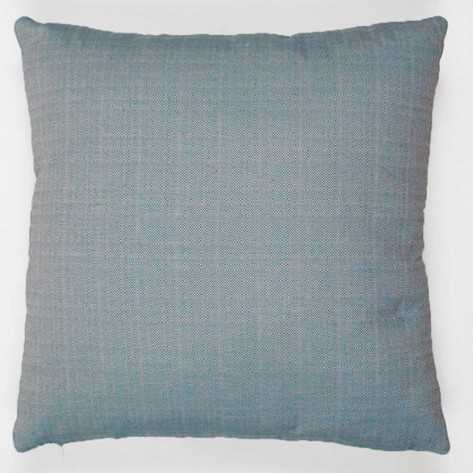 Almofada jacquard Filing verde esmeralda 45x45