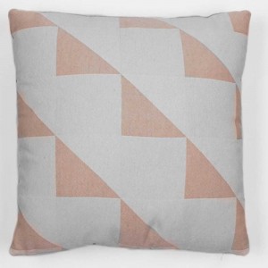 Almofada jacquard Filing bege 45x45