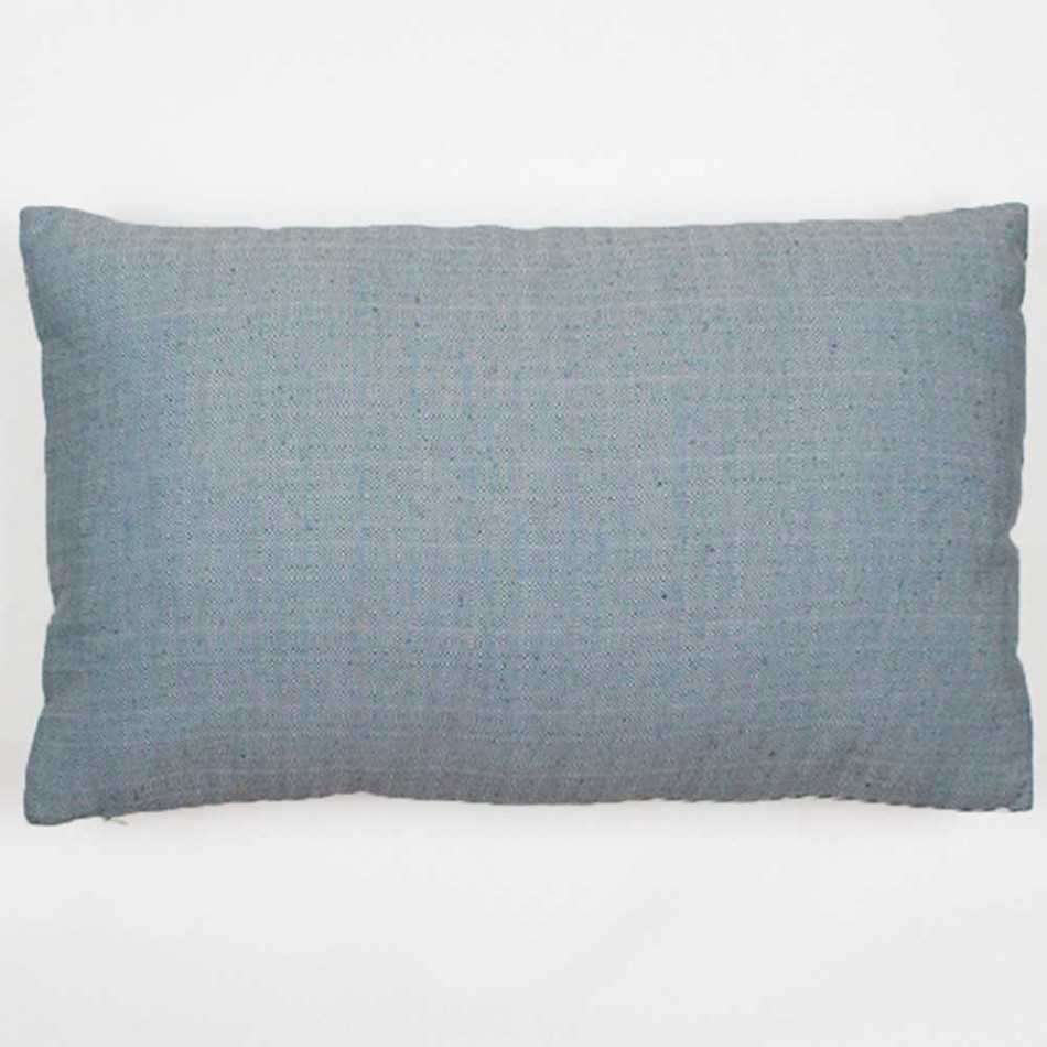 Almofada retangular 30x50 jacquard New Madras verde esmeralda