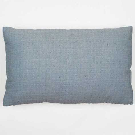 Almofada retangular 30x50 jacquard New Madras verde esmeralda