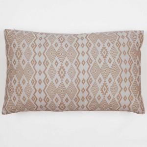 Almofada retangular 30x50 jacquard New Madras bege