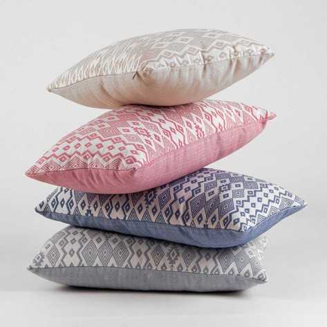 Almofada retangular 30x50 jacquard New Madras bege