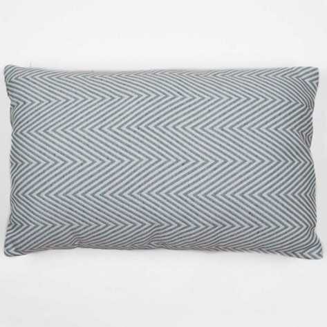 Almofada retangular 30x50 jacquard Feli verde esmeralda