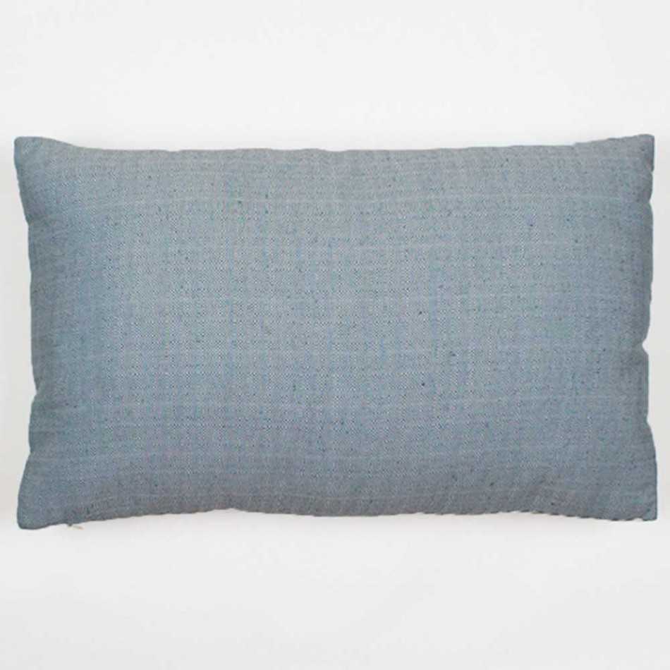 Almofada retangular 30x50 jacquard Feli verde esmeralda