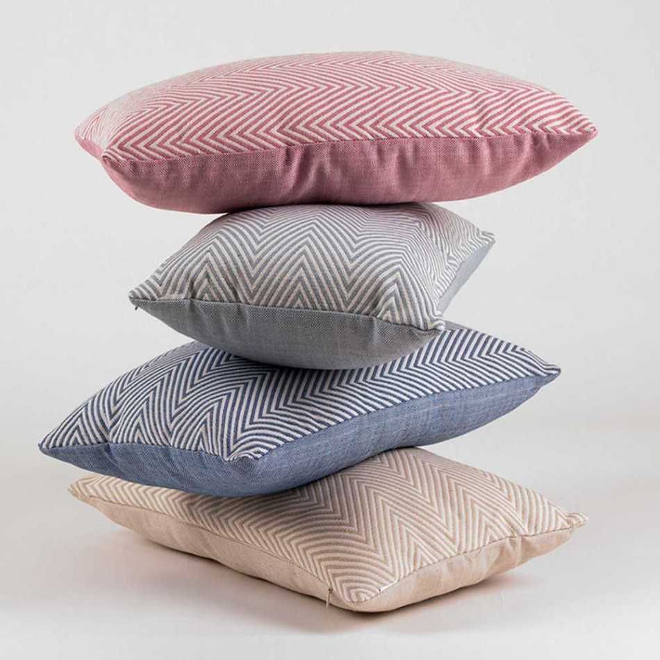 Almofada retangular 30x50 jacquard Feli verde esmeralda