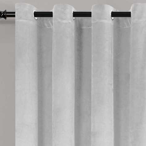 Cortina New veludo branco cortinas-e-estores