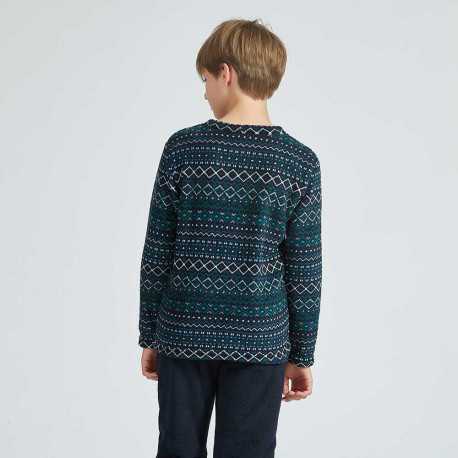 Pijama coral criança Alejandro azul