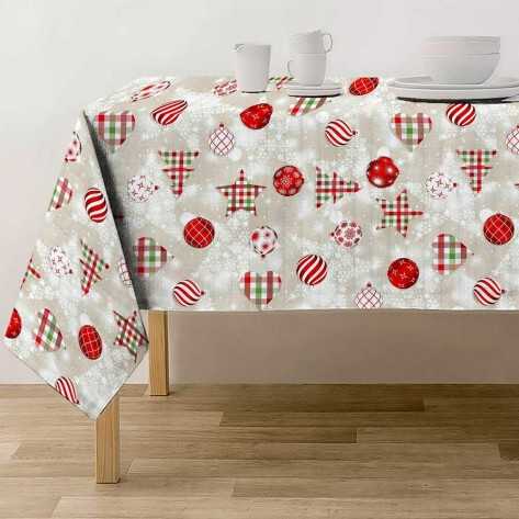 Toalha de mesa Bola vermelho Tamanho toalhas de mesa 140x140cm