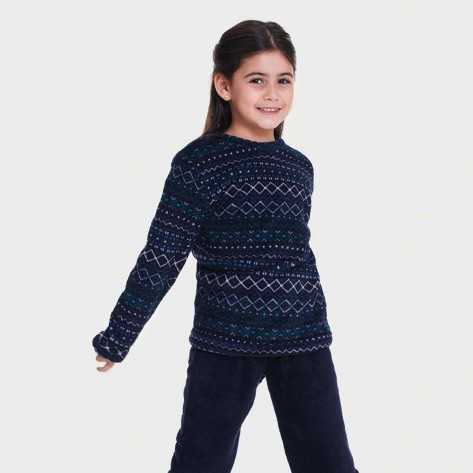 Pijama coral criança Alejandro azul