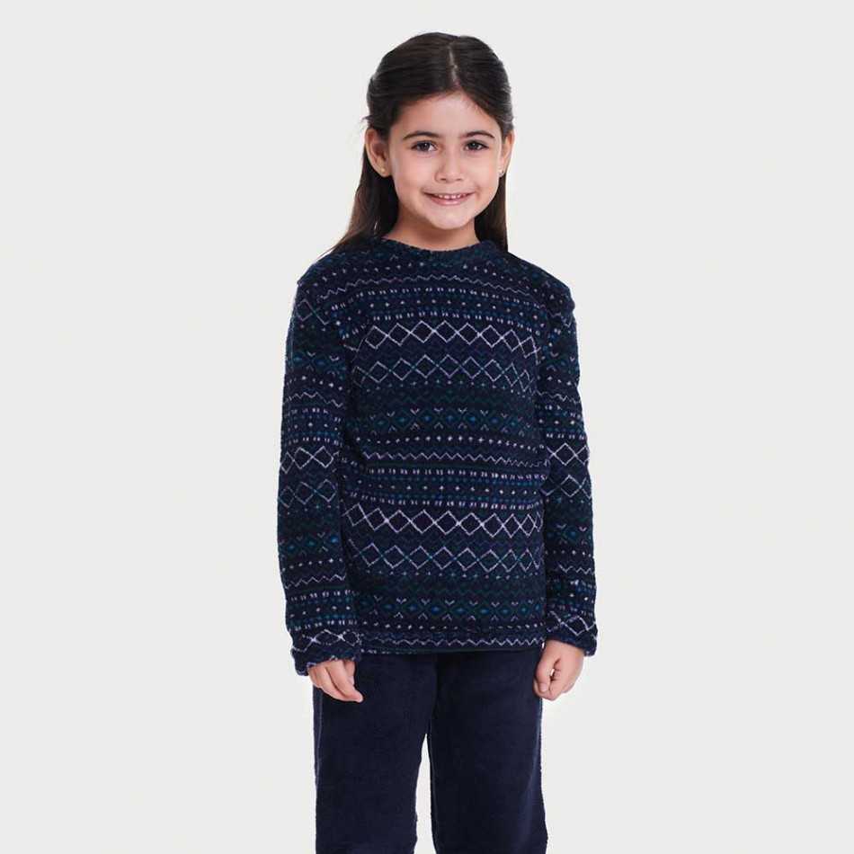 Pijama coral criança Alejandro azul